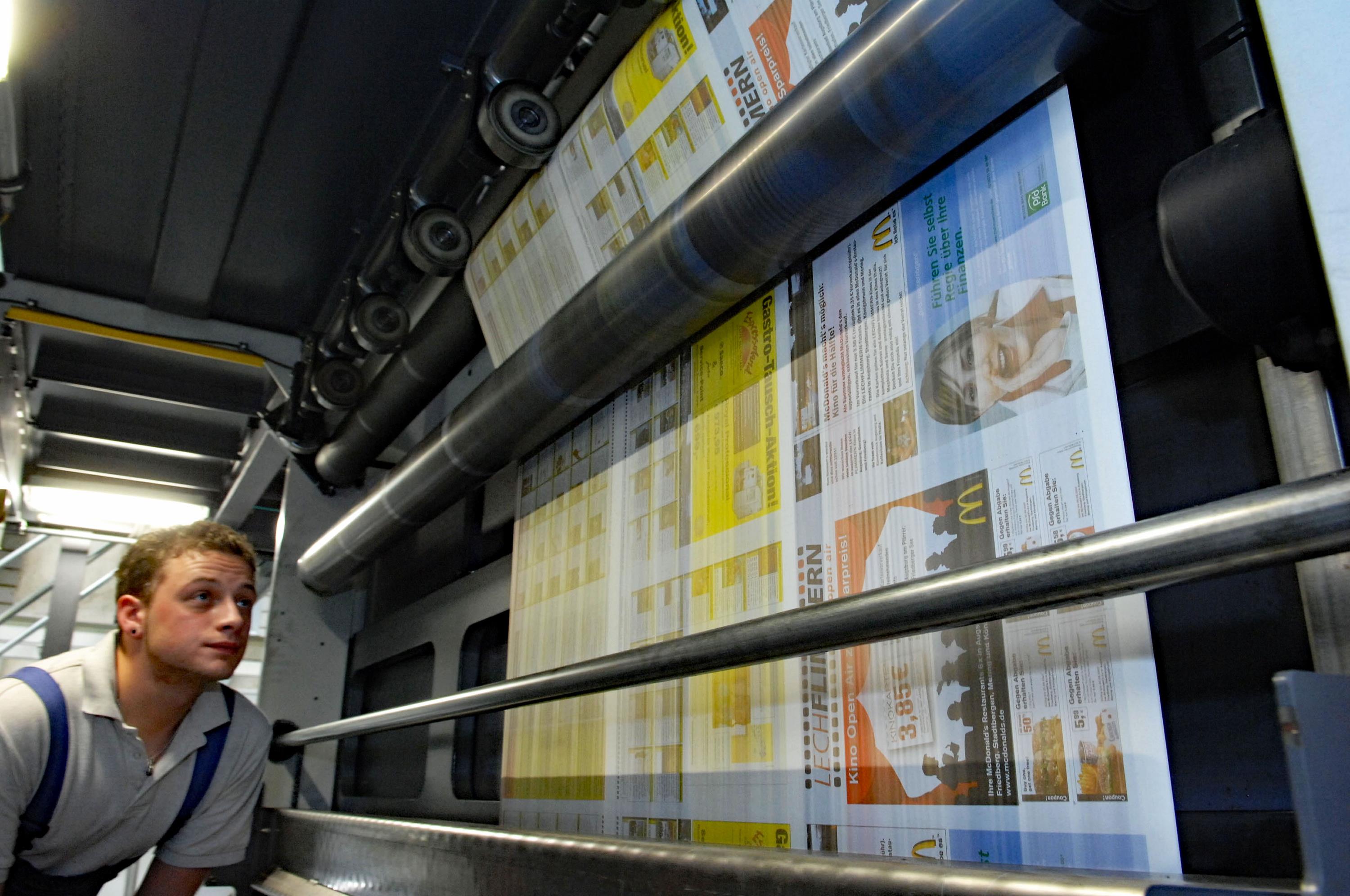 Sonderveranstaltung: Von der Recherche bis zum Druck: Besuch bei der Augsburger Allgemeinen