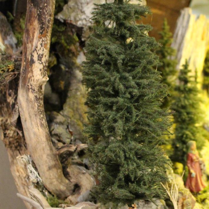 Tannenbaum in einer Krippe