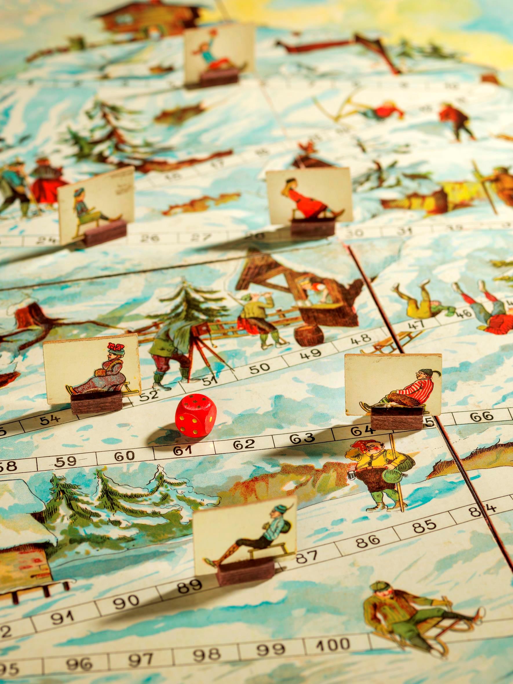 Brettspiel: Winter-Sport