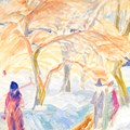 Bild "Platanenallee" (1980) von Hans Härtel