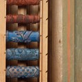 Schrank mit Malerwalzen