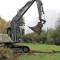 Baustelle am Spielplatz in Oberschönenfeld