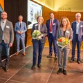 Die Nebenpreisträger freuen sich über die von der Bayerischen Sparkassenstiftung verliehenen Auszeichnung.