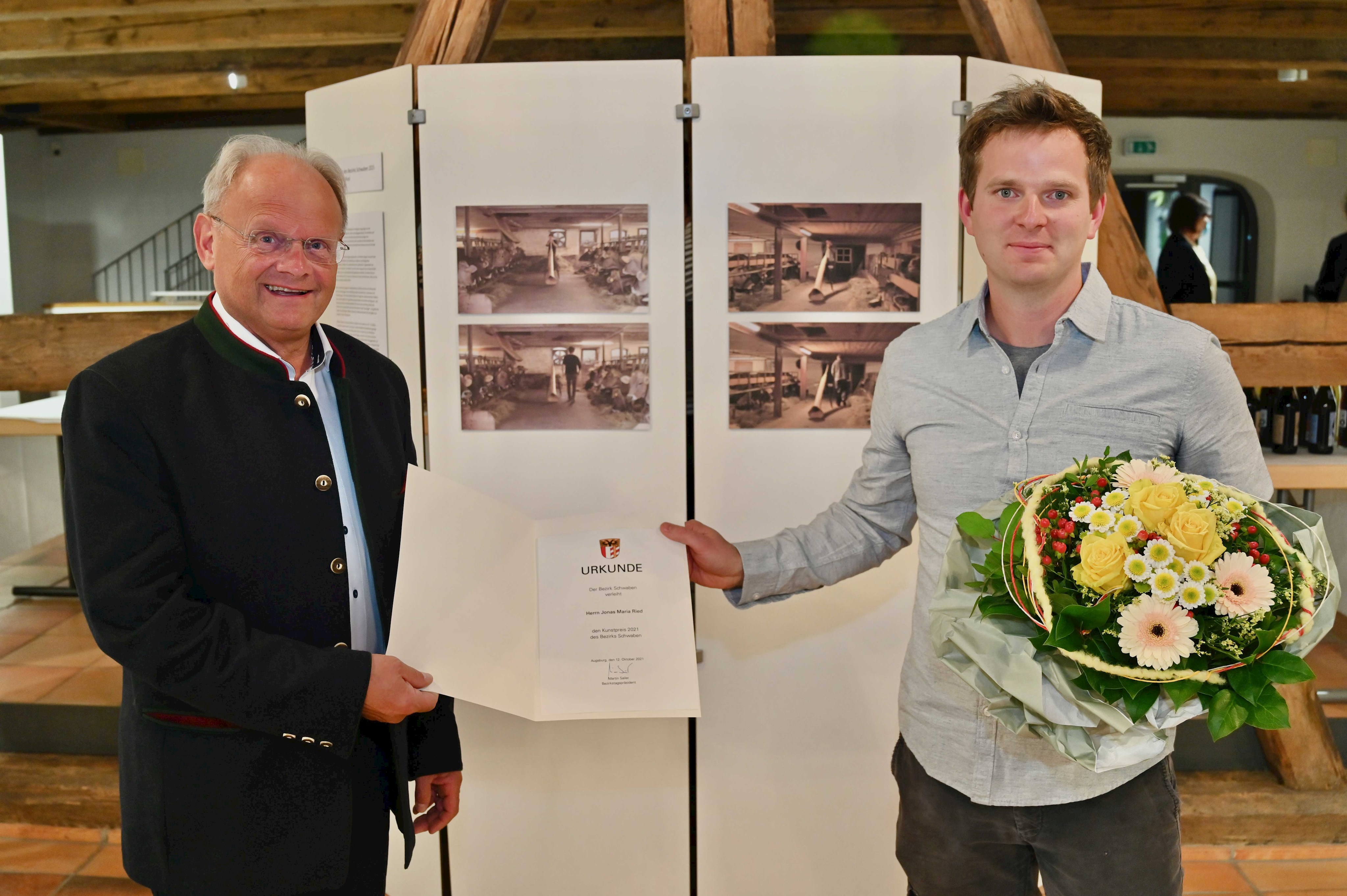 Bezirk Schwaben vergibt Kunstpreis an Jonas Maria Ried