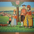 Heimatbilder, Gemälde von Otto Schorer (1979) - Foto: Barbara Magg
